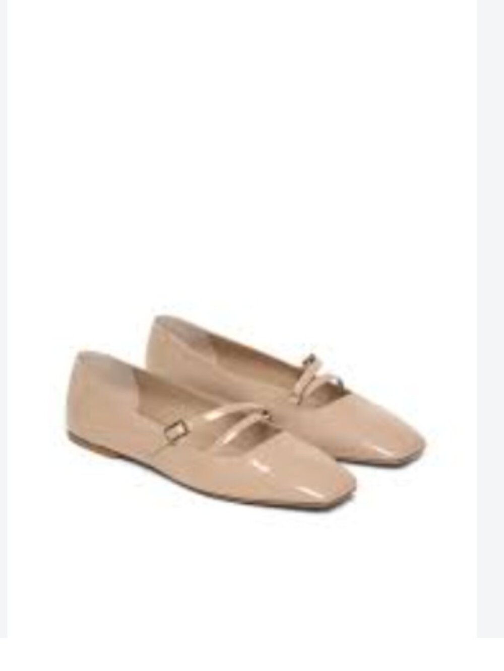 ***NEW*** M.Gemi “The Zoe” Ballet Flats – Sand Patent – Size 40 (EU) /9 (US)